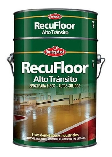 Pintura Recufloor Pisos Epoxi Alto Transito 1lt Sinteplast