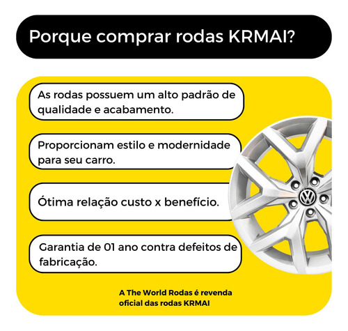 Jogo De Rodas Amarok Highline 2022 V6 Aro 22 Prata