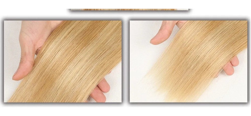  Cortinas De 60cm, Extensión De Cabello Natural 100% Humano 