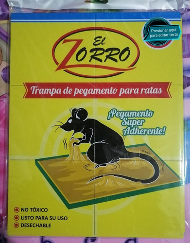 Trampa De Pegamento Para Ratas 