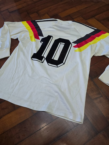 Camiseta Titular Selección De Alemania 1989/90, 10 Talle M (Usado)