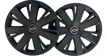 Comprar 4 Pz Polveras Negro Mate Tapones Rin 16 Chevrolet R16 Tipo O
