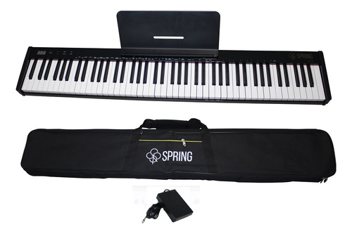 Piano Digital Top Com 88 Teclas + Pedal Sustain + Bag Pd188