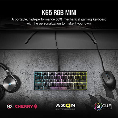 Teclado Mecanico Corsair K65 Rgb Mini 60% Teclado Mecánico P