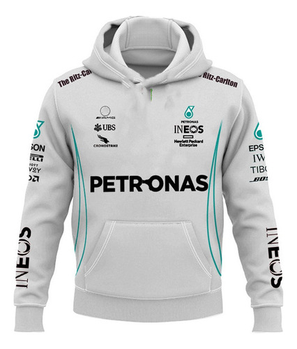 Sudadera Casual Con Capucha Mercedes Benz Keto F1 Petronas M