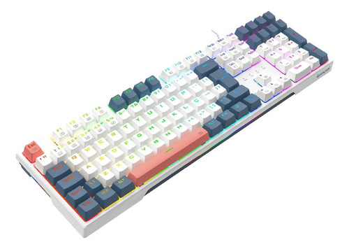 Teclado Redragon Trundle K668 Rgb Gamer Switch Rojo