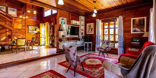Imagem 2 de 30 de Park Way, Smpw Quadra 26, Casa De Madeira E Alvenaria, 5 Suítes + Escritório Amplo - Villa139933