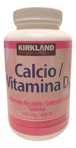Kirkland Calcio Y Vitamina D3 180 Tabs