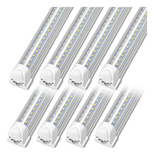 Luz Led De Tienda 4ft, 40w 5200lm 6000k, Tubo Led En Forma