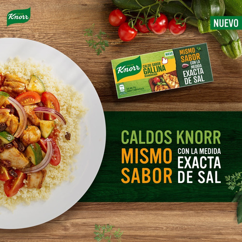 Imagen 5 de 6 de Knorr Caldo Sabor Gallina X 12 Unidades