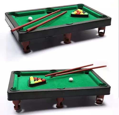 Mini Mesa De Bilhar Sinuca infantil com taco bilhar Snooker