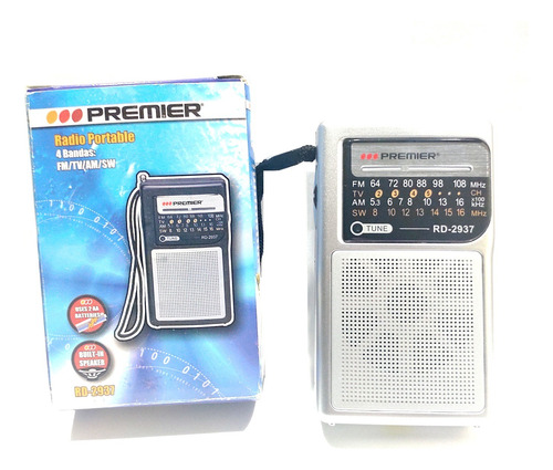 Radio Am Fm Premier C/antena Portatil Rd-2937 Calidad