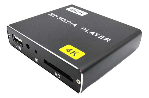 Reproductor Multimedia Hdmi Mini Tamano 4k 1080p Full-hd Rep