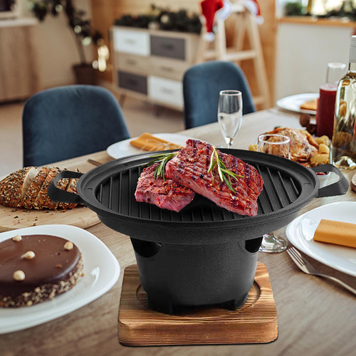 Korean Style Yakiniku Mini Bbq Grill Tabletop 26.5cm 26.5cm