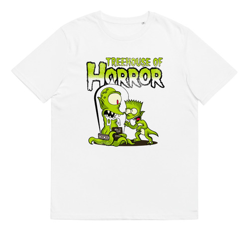 Camiseta Casita Del Horror Bart 100% Algodón | Los Simpson