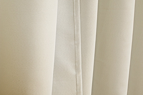 Kit 10 Cortinas Para Sala Quebra Sol 5,00m X 2,20m Blackout Cor Palha