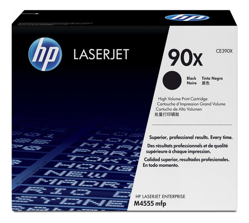 Tóner Hp Ce390x Color Negro Negro