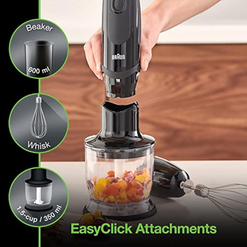 Braun Mq5025 Batidora De Mano Multiquick Vario,