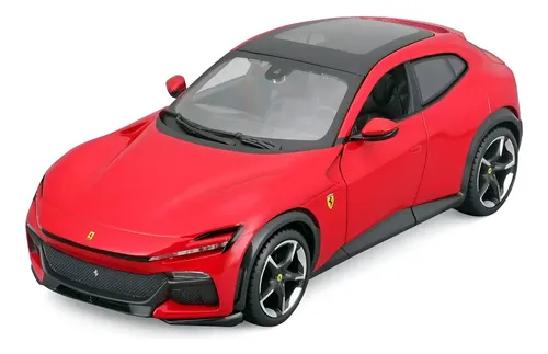 Miniatura SUV Ferrari Purosangue 2022 Vermelho 1:24 Bburago
