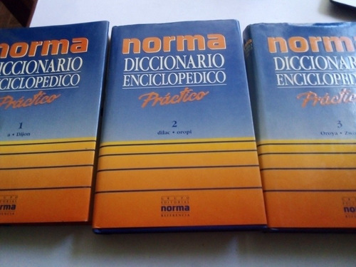 Norma Diccionario Enciclopédico Práctico Tomos 1, 2 Y 3