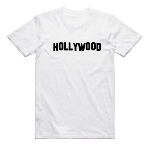 Remera Hollywood 100% Algodón Estampado Serigrafía