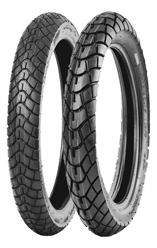 Par Pneu 90/90-19 + 110/90-17 Trail On Off K761 Nxr 125 Bros