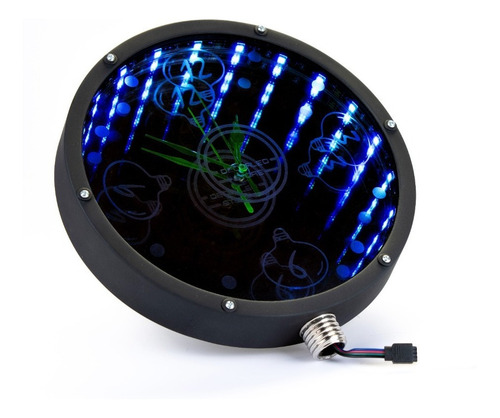 Reloj Espejo Infinito Led Rgb. Modelo Bombillo