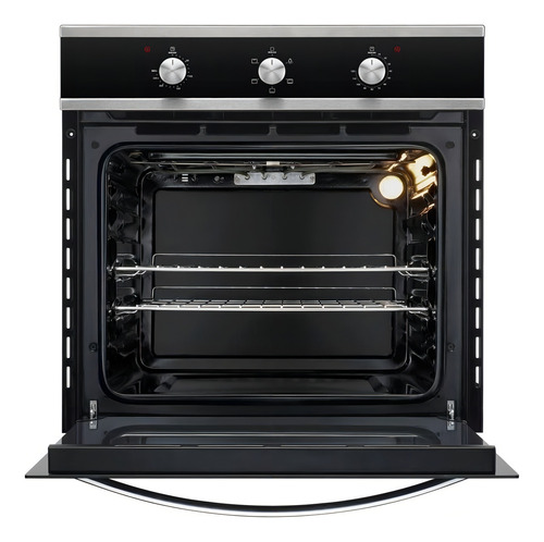 Horno empotrable eléctrico Gallant Venezia GFO65EM3A-IX220 65L acero inoxidable/negro 220V