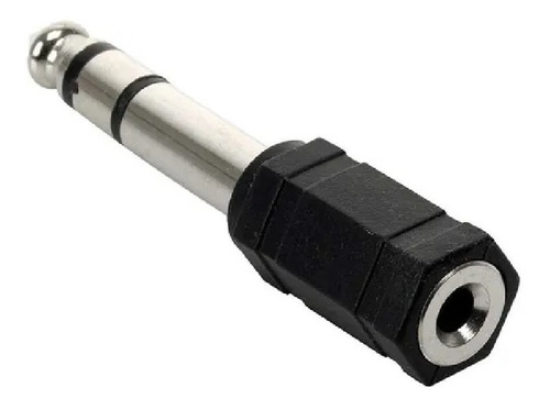 Adaptador Mini Plug 3.5 Hembra A Plug 6.35 Macho Estéreo