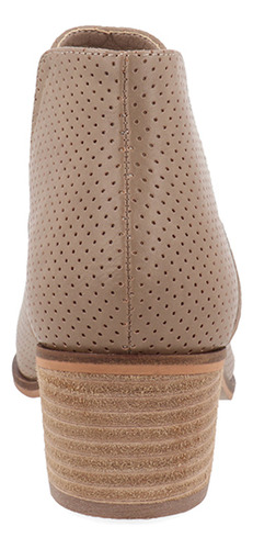 Botín Casual Trender Color Taupe Para Mujer