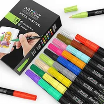 Comprar Marcadores Y Resaltadores De Pintura Acrílica Con 18 Colores