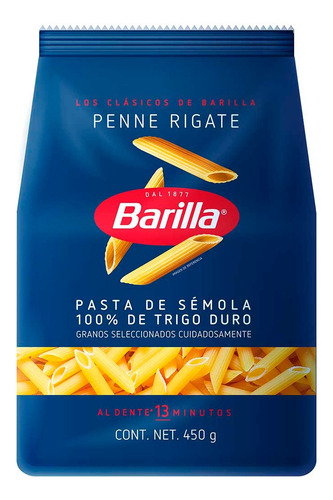 Pasta Penne Rigate Barilla 450 G