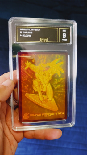 Tarjeta Holograma #4 Marvel Universe 1994 Certificación Gma (Usado)