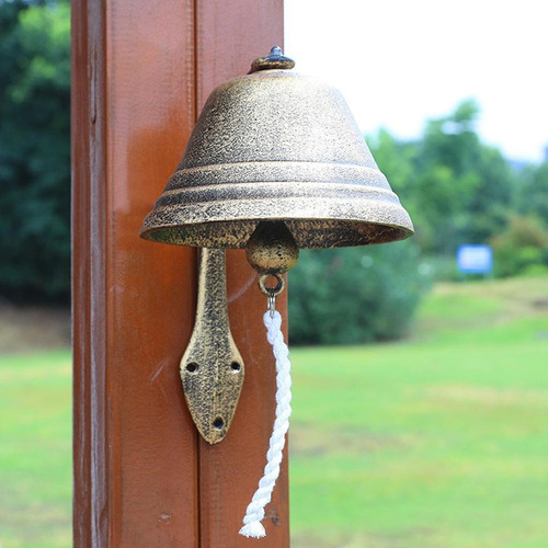 Campana De Puerta De Casa De Hierro Fundido De Metal