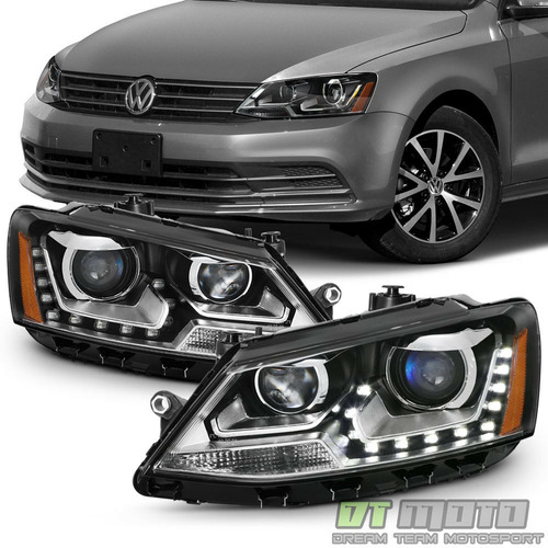 Faros Delanteros Para Vw New Jetta 11-17 Bajo Pedido