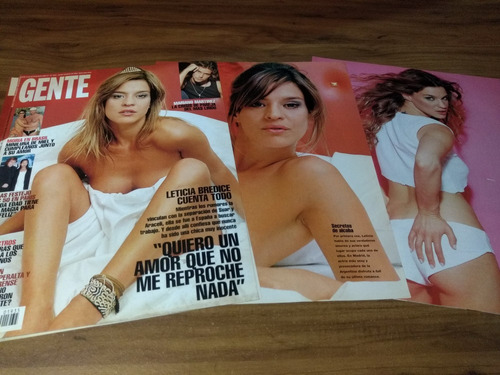 (rp469) Leticia Bredice * Tapa Revista + 4 Pgs * 2002