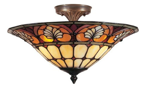 Dale Tiffany Tm100598 Dylan Tiffany Montaje Empotrado Luces,