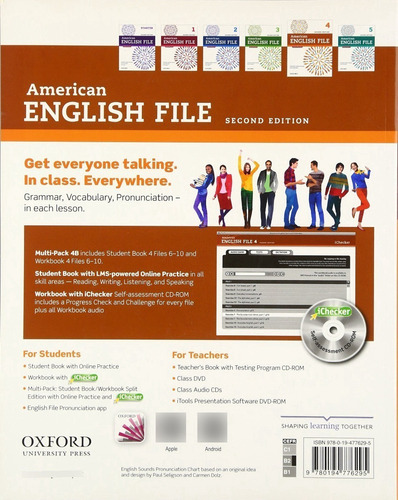 American English File 4b Second Edition Multi-pack, Christina Latham-koenig, Editora Oxford