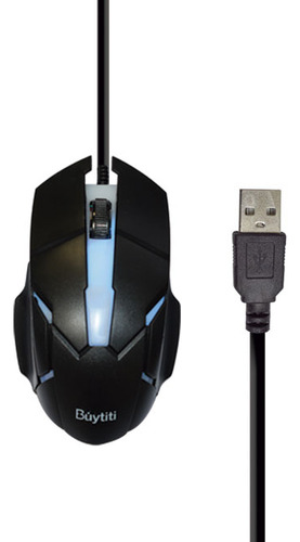 Kit Teclado Y Mouse M-350 Gamer Buytiti Rgb Español Mouse Negro Teclado Blanco