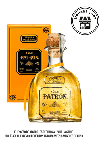 Tequila Patrón Añejo 700 Ml 