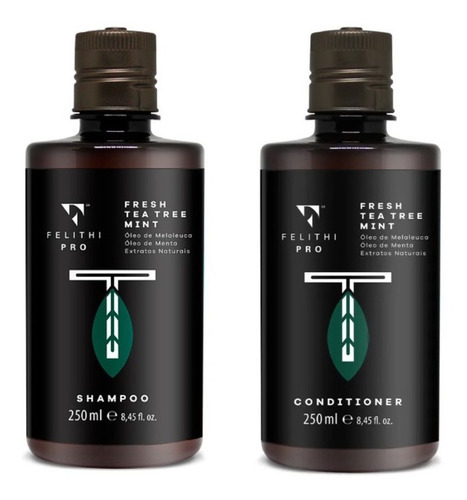  Shampoo + Condicionador Fresh Tea Tree Mint - Felithi 250ml