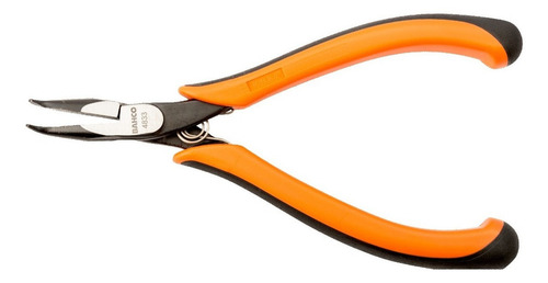 Pinza De Punta Plana Curva Semi Redonda Lisa Bahco 4833