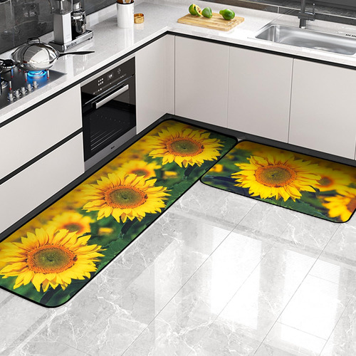 Qh Juego De 2 Alfombras De Cocina, Antideslizantes, 17 X 48 