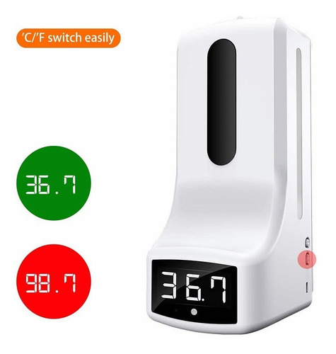 Imagen 4 de 10 de Dispensador De Gel Automático K9 Con Termómetro