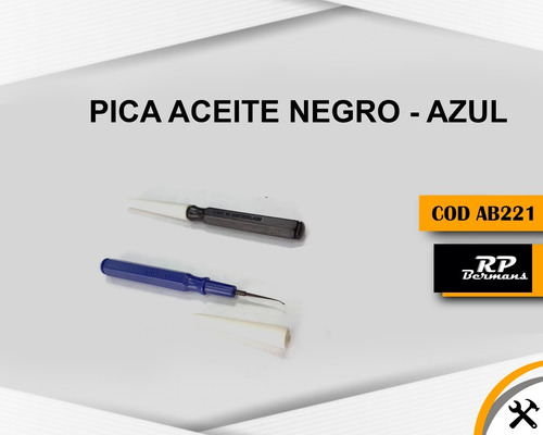 Pica Aceite Negro - Azul Para Relojeria Y Joyeria