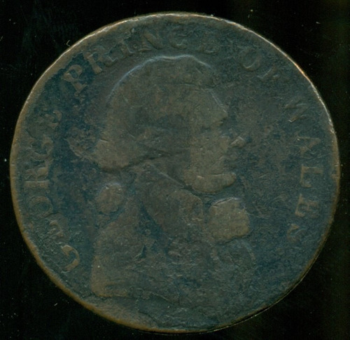 Inglaterra Sussex Brington 1/2 Penique Cobre 1794