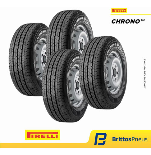 Kit 4 Pneus Pirelli Aro 14 Chrono 175/65 R14c