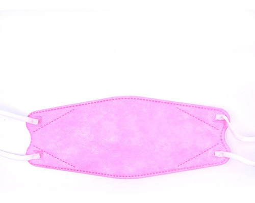 Imagen 2 de 5 de Kit 10 Cubreboca Tapabocas Pico De Pato Adulto Rosa Kf94