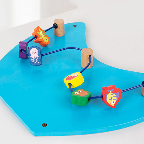 Tiburón Tablero Ocupado Tablero Sensorial Dibujos Animados