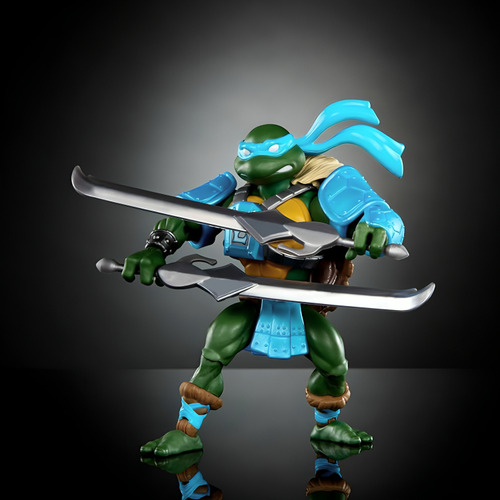 Boneco Origins Leonardo Turtles Of Grayskull Hpr02 Mattel